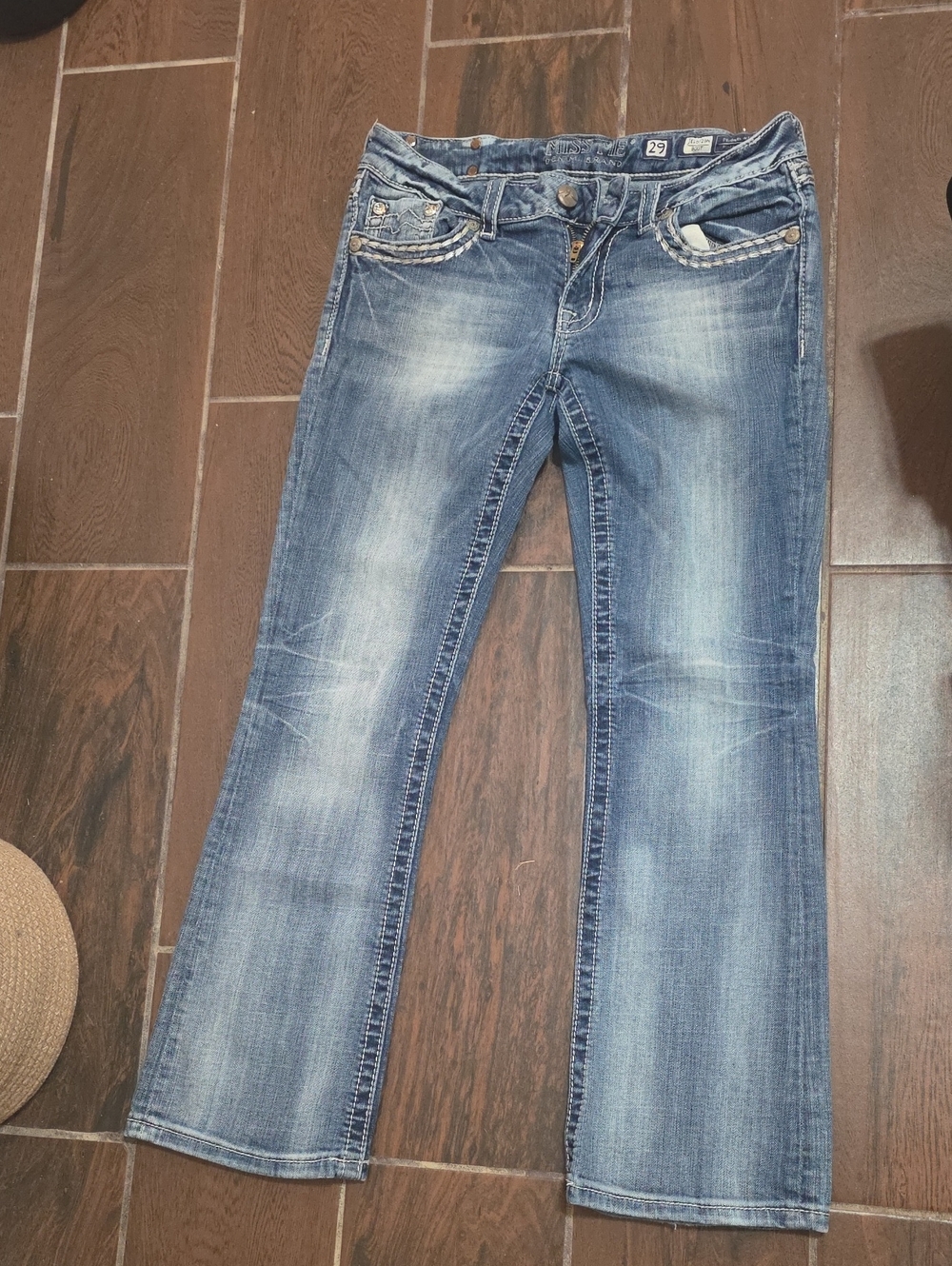 Miss Me Light Blue Bootcut Jeans